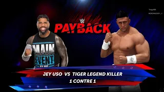 WWE2K24 Online: JEY USO VS TIGER LEGEND KILLER