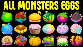 Monsters Eggs: All Common 4.1 | My Singing Monsters