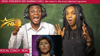 Queen first time reacts to SISSEL KYRKJEBOO MIO BABBINO CARO | vocal coach analysis