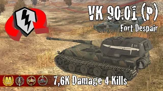 VK 90.01 (P)  |  7,6K Damage 4 Kills  |  WoT Blitz Replays