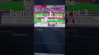 Shohei ohtani hitting bombs at the homerun derby pt.3