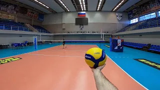 VOLLEYBALL FIRST PERSON TRAINING | ZENIT ST. PETERSBURG | LIBERO | 56 episode