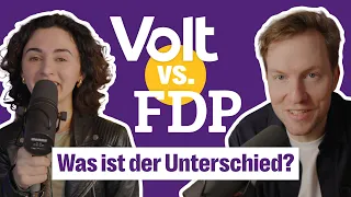 Volt vs. FDP - Was ist der Unterschied? Wahlprogramme im Vergleich | Europawahl 2024