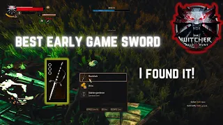 The Witcher 3: Wild Hunt - Finding Moonblade Silver Sword (BEST EARLY GAME SWORD) - 4k HD Gameplay