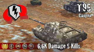 T95  |  6,6K Damage 5 Kills  |  WoT Blitz Replays