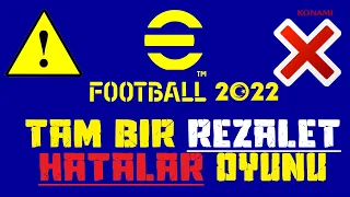 EFOOTBALL 2022 HATALARI  #shorts #efootball2022 #pes2022 #efootball #pes