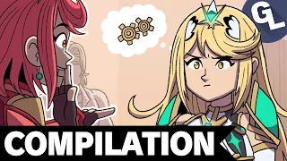 Pyra and Mythra Join Smash! Super Smash Bros. Ultimate Comic Dub Compilation 13 - GabaLeth