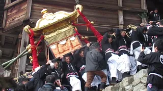 日吉大社の御神輿が奥の院へ。