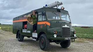 IDRIVEACLASSIC reviews: Green Goddess Fire Engine (Bedford RLHZ Self Propelled Emergency Pump)