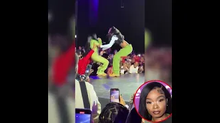 Lola Brooke Falls Off Stage While Performing, Pops Right Back Up