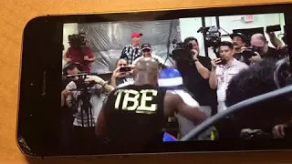 Floyd Mayweather Not Saying NO To Fighting Conor McGregor In A Cage! esnews boxing