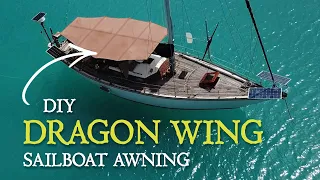 How to make a "Dragon Wing" sailboat awning