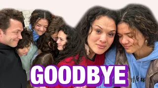 leaving and saying goodbye **very emotional**