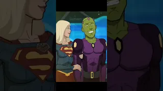 Superman meets Braniac 5 | #shorts #dc #justiceleague #superman