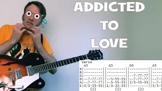Addicted To Love by Robert Palmer Guitar Chords Lesson & Tab Tutorial