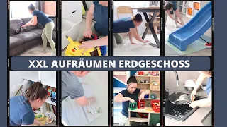 XXL Aufräum Motivation/ XXL Clean with me deutsch/ Hausputz/ Erdgeschoss/