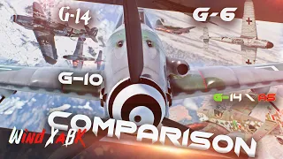 КАКОЙ из поздних густавов ЛУЧШЕ? СРАВНЕНИЕ Bf.109 G6/10/14/14(AS) ТЕСТ ДРАЙВ