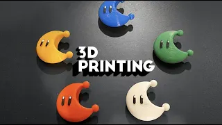 3D Printing Mario Odyssey Moons!