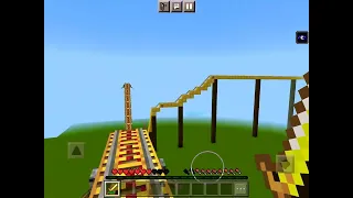 Rollercoaster in minecraft