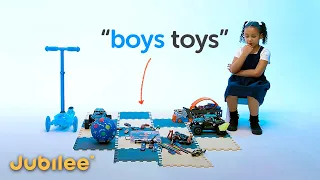 We Gave Girls a Room Full of "Boys Toys" | Kid Theory