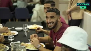 West Ham invited fans to the London Stadium for Iftar with their players  yesterday.