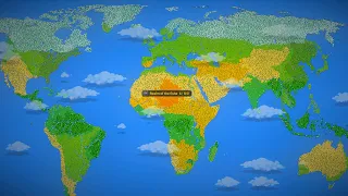 500 Years of Humans Resettlement - WorldBox Timelapse