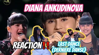 DIANA ANKUDINOVA (Диана Анкудинова) Last Dance (Dernière danse) "Full song, Best performance"(REACT)