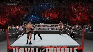 Cm Punk vs The Rock Royal Rumble WWE 2K15 Showcase #15