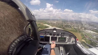 AT-3 R100 #  Landing at EPKR # Lądowanie w Krośnie