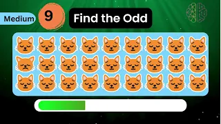 Find the ODD One Out | Emoji Quiz | Easy, Medium, Hard