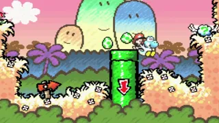 Yoshi’s Island: Super Mario Advance 3 100% walkthrough - GBA Longplay - World 1