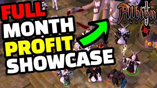 Profits From ONE MONTH of MAX LEVEL CRAFTING - Albion Online