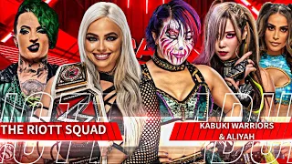 WWE 2K24 Universe - Raw - The Riott Squad vs The Kabuki Warriors & Aliyah