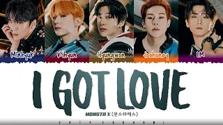 MONSTA X (몬스타엑스) - 'I GOT LOVE' Lyrics [Color Coded_Han_Rom_Eng]