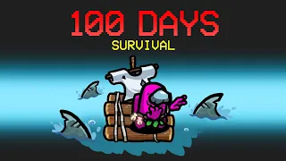 I Survived 100 Days in Modded Among Us