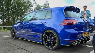 480HP VW GOLF 7R! LOUD Revs, POPS and BANGS, Launch Control!!