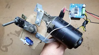 A Useful idea with Wiper Motor! / Silecek Motoru ile faydalı bir fikir!