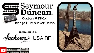 SEYMOUR DUNCAN Custom 5 TB-14 (SH-14) Bridge Humbucker // JACKSON USA RR1 Demo