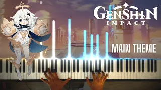 Genshin Impact - Main Theme at Dusk - Piano