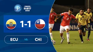 ECUADOR vs. CHILE [1-1] | RESUMEN | CONMEBOL SUB17 2023