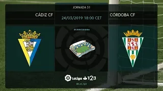 Cádiz CF - Córdoba CF MD31 D1800