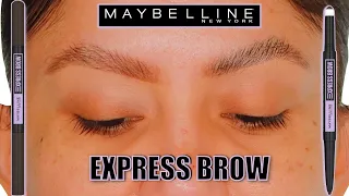 *NEW* MAYBELLINE EXPRESS BROW 2-IN-1 PENCIL AND POWDER + WEAR TEST | MagdalineJanet