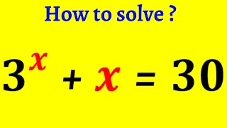 Exponential Function. Polynomial Question. Algebra Problem || Lambert w rule. Math Olympiad Exam.