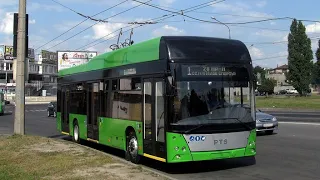 Новий тролейбус в Харкові! PTS-12! Нові тролейбусні маршрути в Харкові!