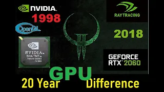 Quake II RTX - A 20 Year (GPU) Difference - Geforce RTX vs. Riva TNT