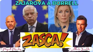 ZAJAROVA lanza un ZASCA monumental a BORRELL