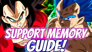 SUPPORT MEMORY GUIDE/EXPLAINED! ALL SUPPORT MEMORY ANIMATIONS! HOW TO GET THEM! (DBZ: DOKKAN BATTLE)