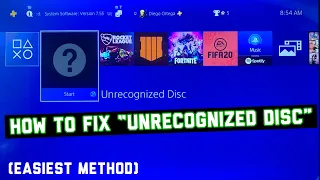 How To Fix “Unrecognized Disc” On PS4! (EASIEST METHOD) (TAKES 10 SECONDS)