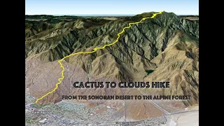 Skyline Hike from Palm Springs Museum to Aerial Tram on Mt San Jacinto