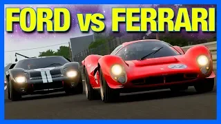 Forza 7 : Ford vs Ferrari Recreation!!